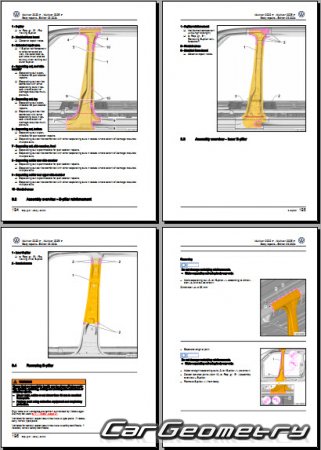   Volkswagen Multivan 20222031 Body Repair Manual