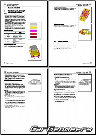   Volkswagen Multivan 20222031 Body Repair Manual