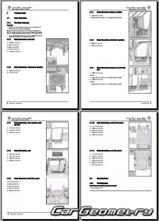   Volkswagen Multivan 20222031 Body Repair Manual