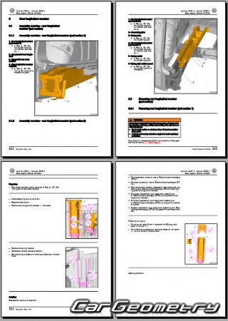   Volkswagen Multivan 20222031 Body Repair Manual