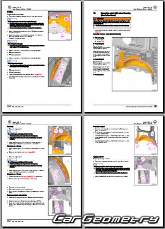   Volkswagen Caddy 2021-2028 Body Repair Manual