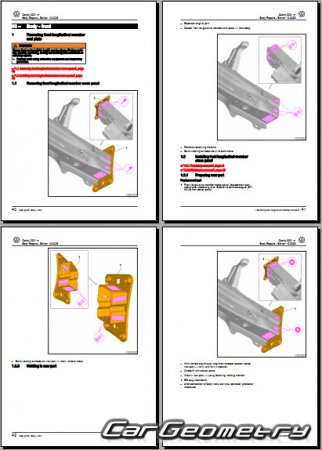   Volkswagen Caddy 2021-2028 Body Repair Manual