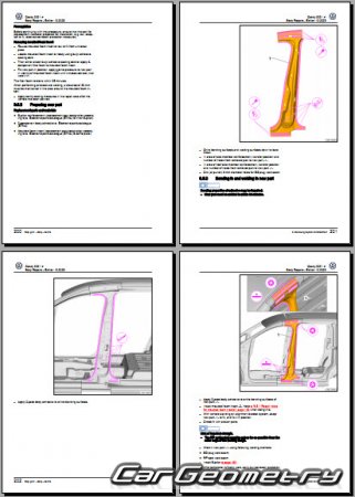  Volkswagen Caddy 2021-2028 Body Repair Manual