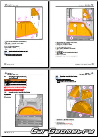   Volkswagen Caddy 2021-2028 Body Repair Manual