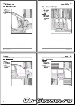   Volkswagen Caddy 2021-2028 Body Repair Manual