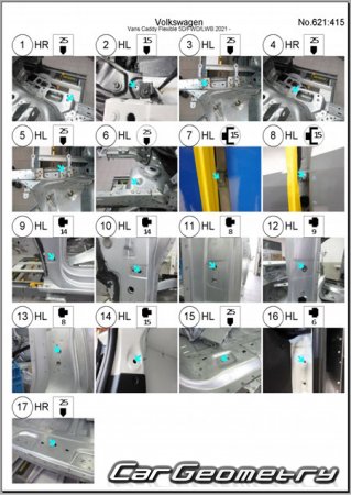   Volkswagen Caddy 2021-2028 Body Repair Manual