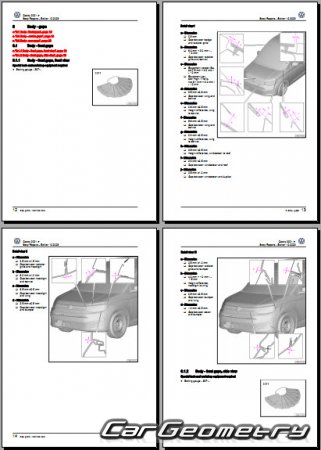   Volkswagen Caddy 2021-2028 Body Repair Manual