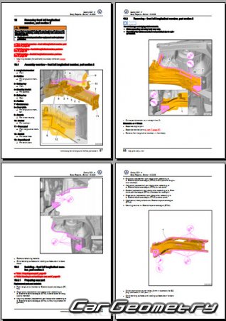   Volkswagen Caddy 2021-2028 Body Repair Manual