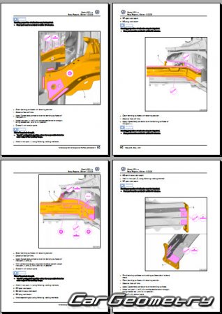   Volkswagen Caddy 2021-2028 Body Repair Manual