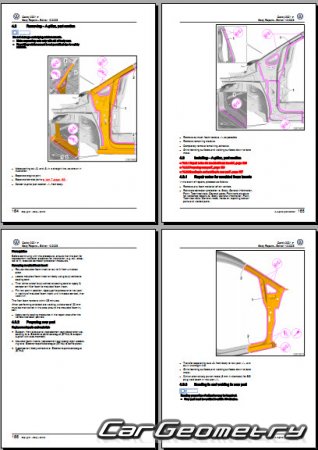   Volkswagen Caddy 2021-2028 Body Repair Manual