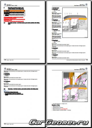   Volkswagen Caddy 2021-2028 Body Repair Manual