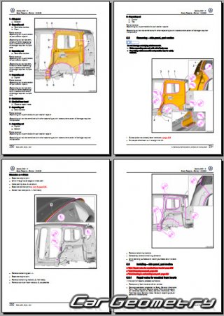   Volkswagen Caddy 2021-2028 Body Repair Manual