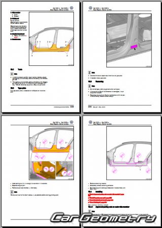   Volkswagen Golf 2020-2026 (5DR Hatchback) Body Repair Manual