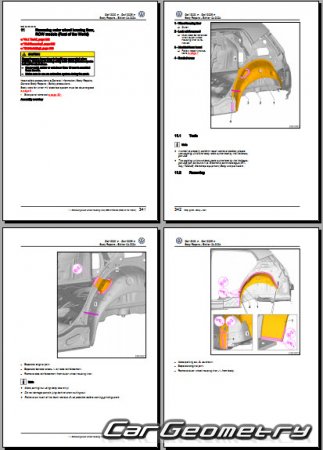   Volkswagen Golf 2020-2026 (5DR Hatchback) Body Repair Manual