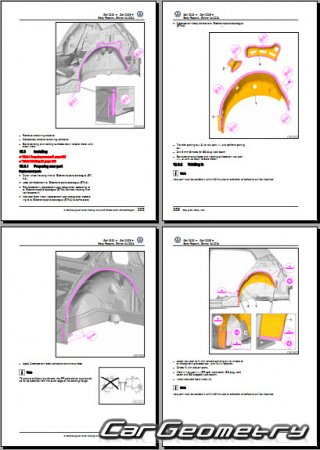   Volkswagen Golf 2020-2026 (5DR Hatchback) Body Repair Manual
