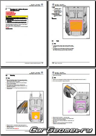   Volkswagen Golf 2020-2026 (5DR Hatchback) Body Repair Manual