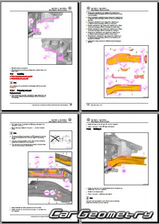   Volkswagen Golf 2020-2026 (5DR Hatchback) Body Repair Manual