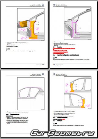   Volkswagen Golf 2020-2026 (5DR Hatchback) Body Repair Manual