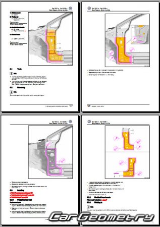   Volkswagen Golf 2020-2026 (5DR Hatchback) Body Repair Manual