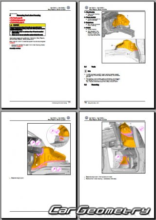   Volkswagen Golf 2020-2026 (5DR Hatchback) Body Repair Manual