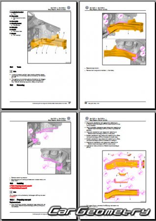   Volkswagen Golf 2020-2026 (5DR Hatchback) Body Repair Manual