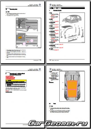   Volkswagen Golf 2020-2026 (5DR Hatchback) Body Repair Manual