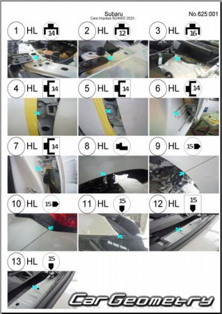   Subaru Impreza (GU) 2023-2028 BodyShop Manual