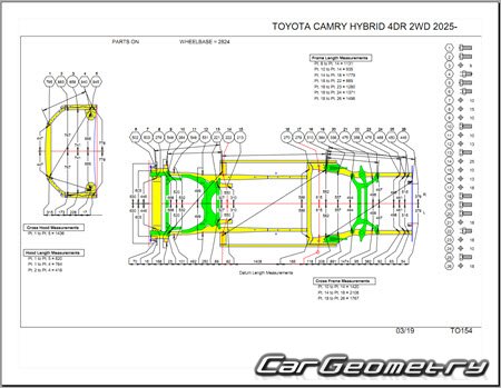   Toyota Camry Hybrid 2025-2031 Collision Repair Manual