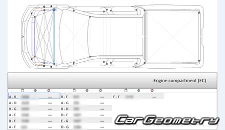 Mitsubishi Triton (LC2T) 2024-2030 (RH Japanese market) Body dimensions