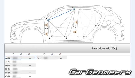 Honda WR-V (DG5) 2023-2028 (RH Japanese market) Body dimensions Honda WR-V (DG5) 2023-2028 (RH Japanese market) Body dimensions