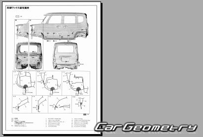 Suzuki Spacia (MK54S MK94S) 2023�2028 (RH Japanese market) Body dimensions