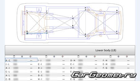 Honda Accord e:HEV (CY2) 2024-2029 (RH Japanese market) Body dimensions