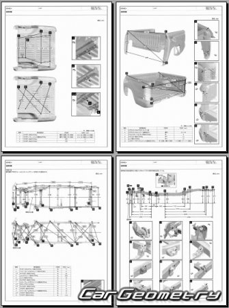 Mitsubishi Triton (LC2T) 2024-2030 (RH Japanese market) Body dimensions