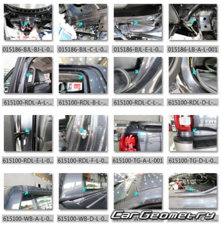 Mitsubishi Triton (LC2T) 2024-2030 (RH Japanese market) Body dimensions