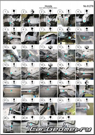 Honda WR-V (DG5) 2023-2028 (RH Japanese market) Body dimensions