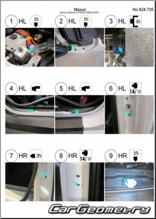   Maxus eDeliver3 (EV30) 2019-2026 Body dimensions