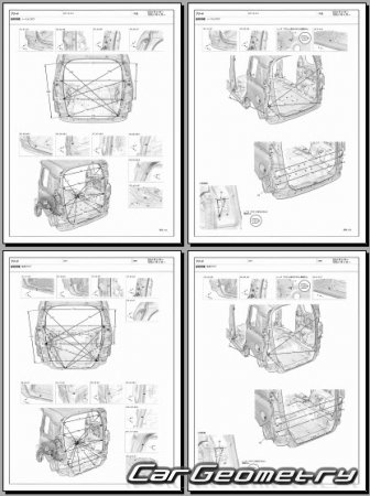 Honda Freed (GT1 GT2 GT3 GT4)  2024 (RH Japanese market) Body dimensions