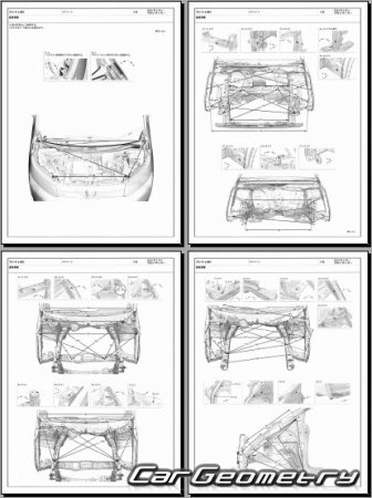 Honda Freed e:Hev (GT5 GT6 GT7 GT8) � 2024 (RH Japanese market) Body dimensions