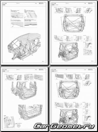 Honda Freed e:Hev (GT5 GT6 GT7 GT8) � 2024 (RH Japanese market) Body dimensions