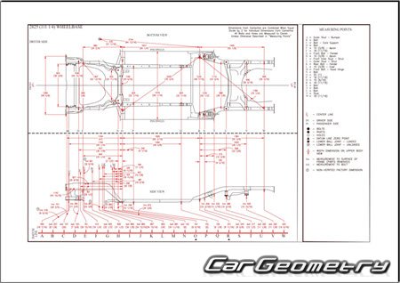 Кузовные размеры Toyota Camry Hybrid 2025-2031 Collision Repair Manual Кузовные размеры Toyota Camry Hybrid 2025-2031 Collision Repair Manual