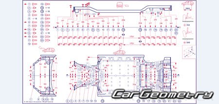 Размеры кузова Subaru Solterra 2022-2028 Body Repair Manual Размеры кузова Subaru Solterra 2022-2028 Body Repair Manual