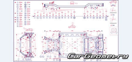 Размеры кузова Subaru Solterra 2022-2028 Body Repair Manual Размеры кузова Subaru Solterra 2022-2028 Body Repair Manual
