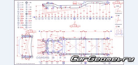 Размеры кузова Nissan Frontier (D41) King Cab 2021-2028 Размеры кузова Nissan Frontier (D41) King Cab 2021-2028