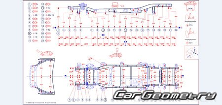 ������� ������ Chevrolet Suburban 2021-2027 Body dimensions
