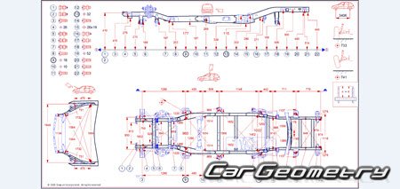������� ������ Chevrolet Suburban 2021-2027 Body dimensions