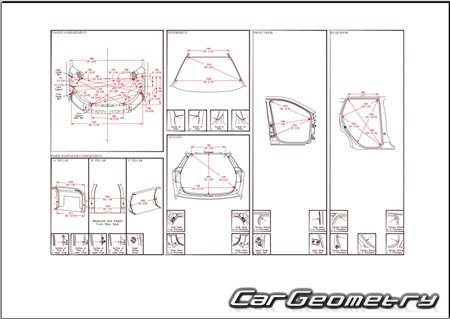�������� ������� GMC Terrain 2025-2030 Body dimensions