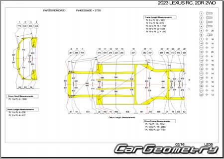 Lexus RC200T, RC300, RC350 2021-2025 Collision Repair manual Lexus RC200T, RC300, RC350 2021-2025 Collision Repair manual