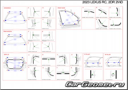Lexus RC200T, RC300, RC350 2021-2025 Collision Repair manual Lexus RC200T, RC300, RC350 2021-2025 Collision Repair manual