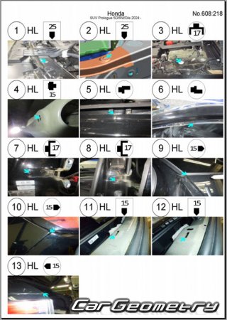   Honda Prologue 2024-2030 Body Repair Manual