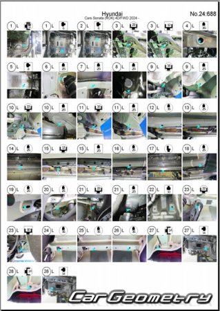 ������� ������ Hyundai Sonata (DN8) 2024-2026 Body Repair Manual